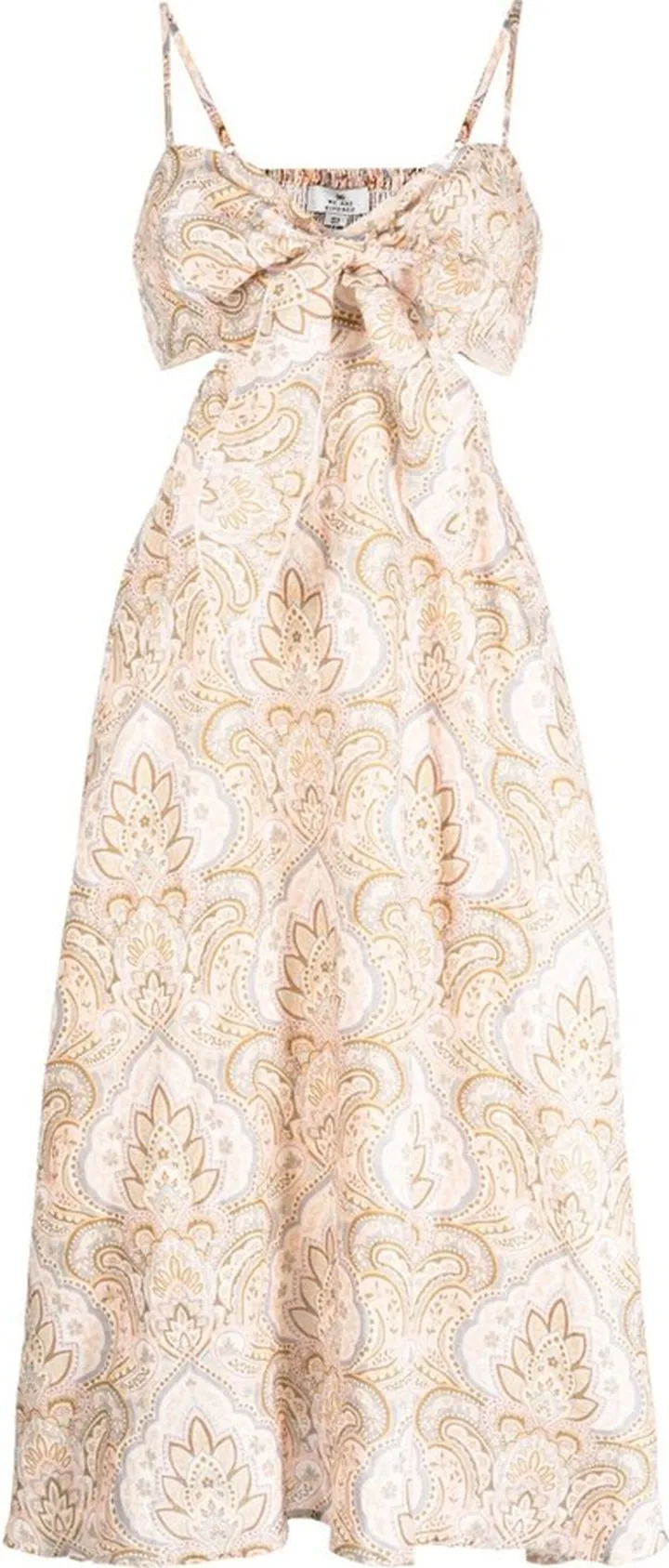 Elsa cut-out midi dress