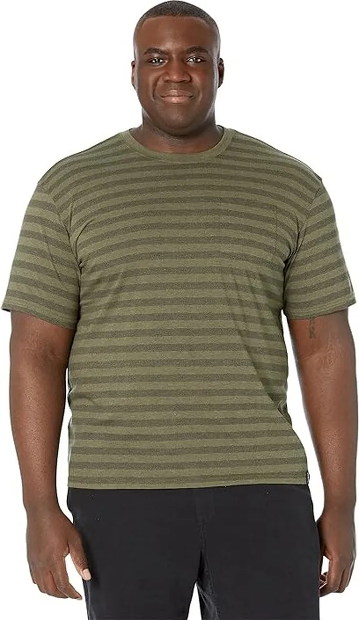 Prana Roots Studio Pocket T-Shirt (Cargo Green) Men's T Shirt