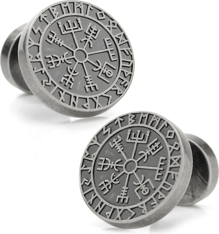 Viking Compass Cuff Links