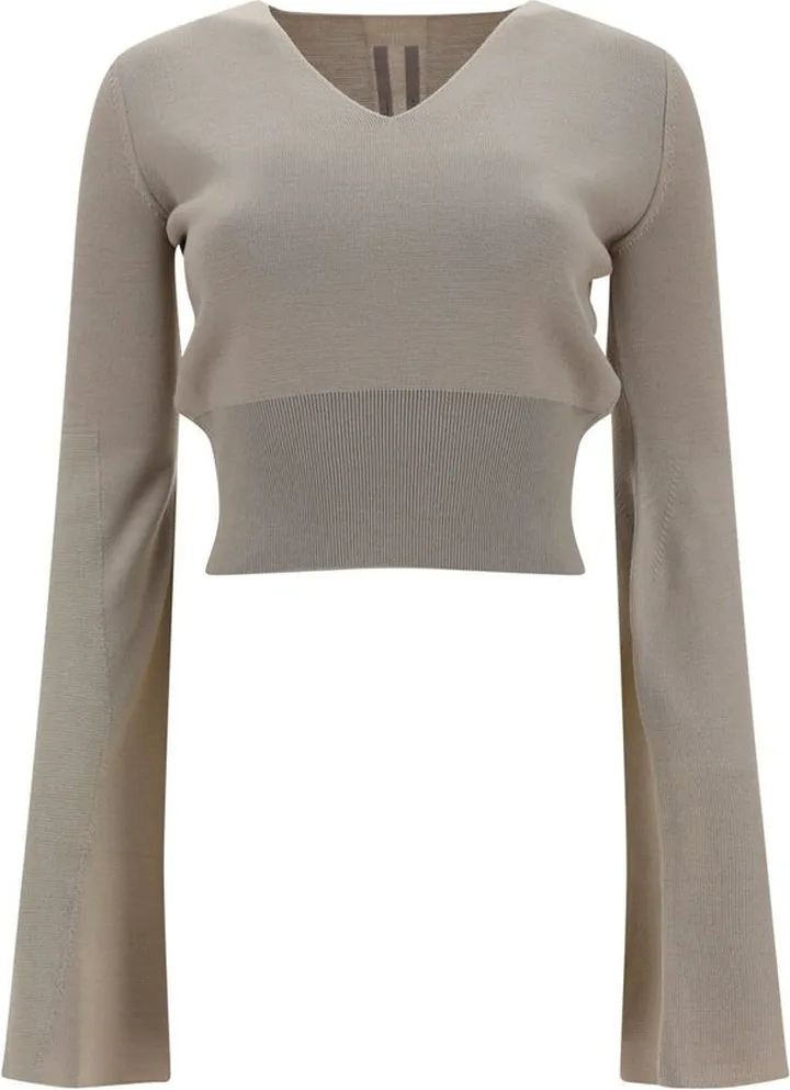 Rick Owens V-Neck Knitted Jumper