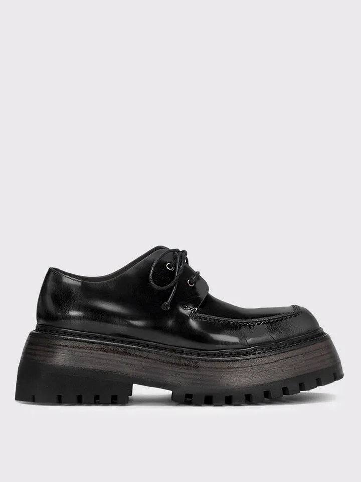 Marsèll Quadrarmato Derby in abrasive leather