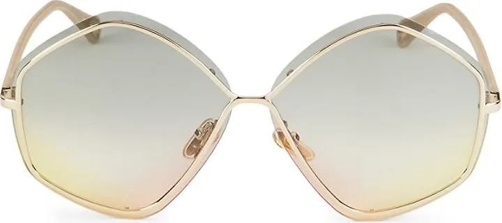 65MM Geometric Sunglasses