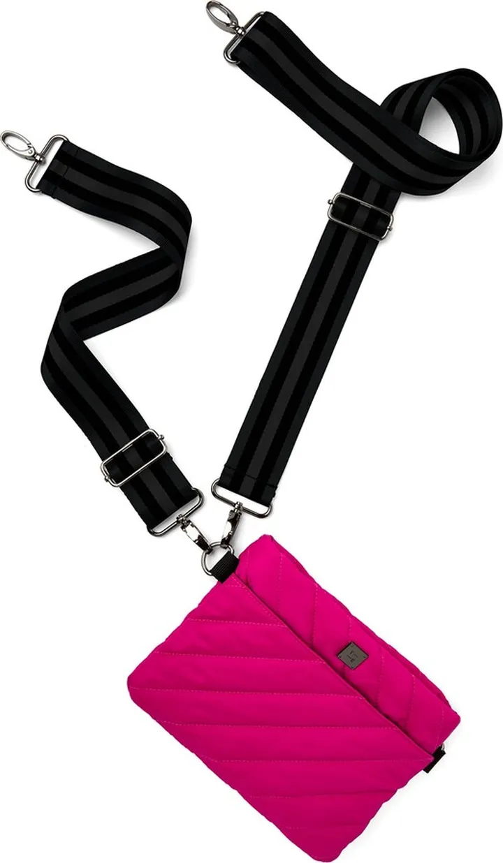 Diagonal Bum Bag 2.0 - FUCHSIA NOIR