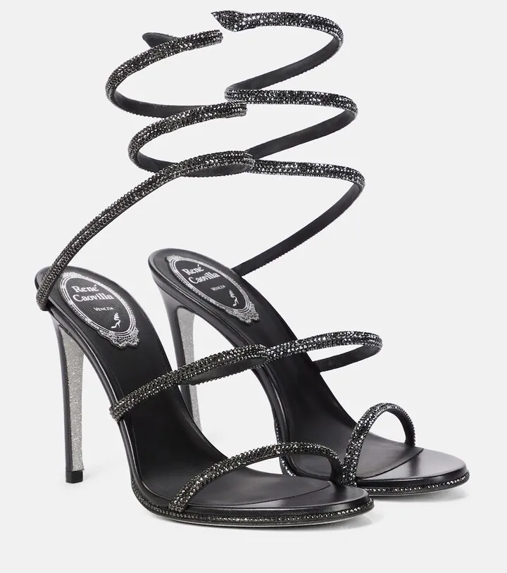 Cleo embellished leather sandals