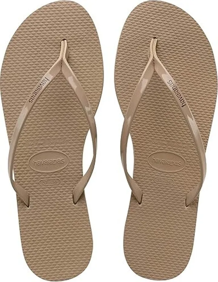 Havaianas You Metallic Flip Flop Sandal (Rose Gold) Women's Sandals