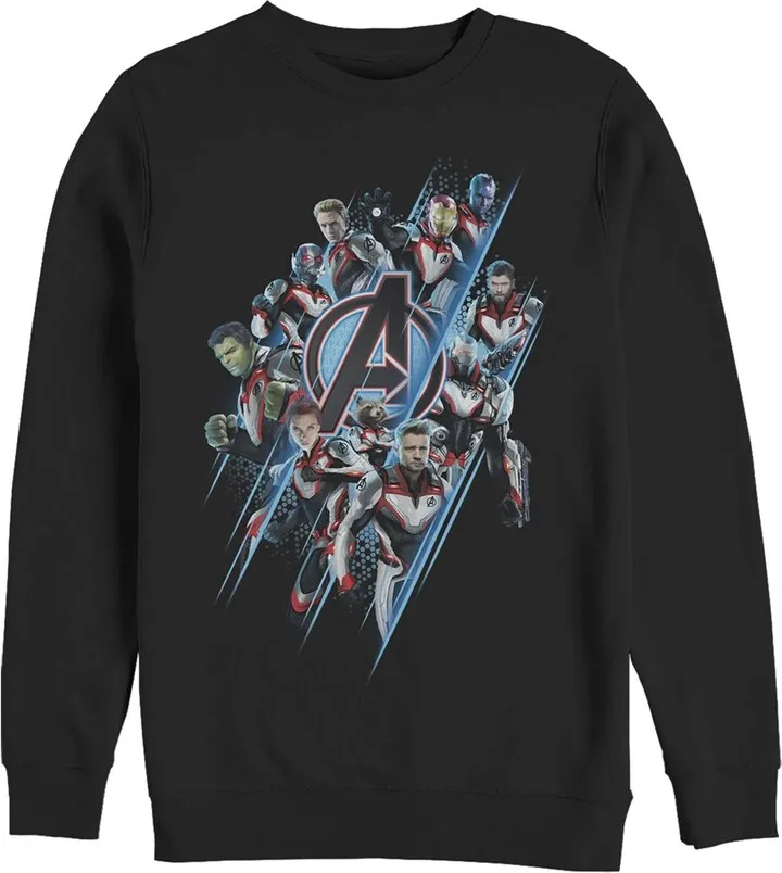 Men's Marvel Avengers: Endgame Quantum Ready Streak Sweatshirt - Black - Small