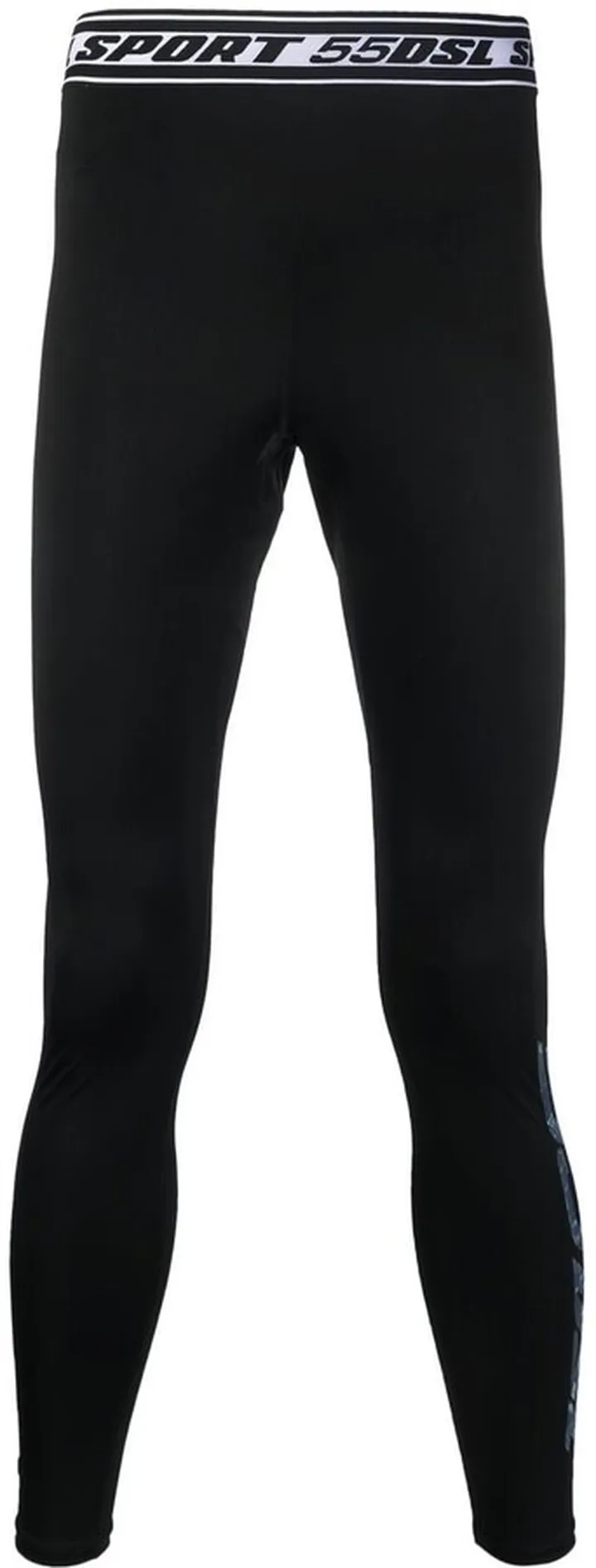 Logo-Waistband Detail Leggings