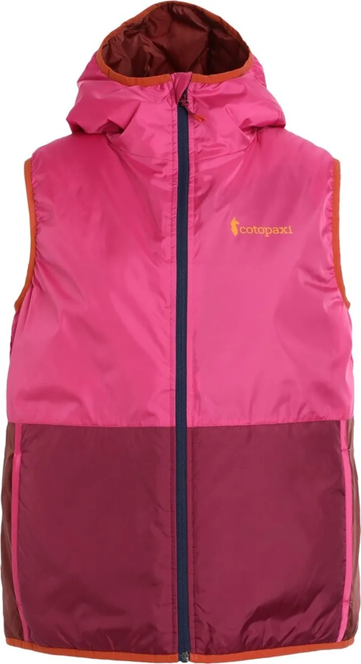 Teca Calido Hooded Vest W Jacket Fuchsia