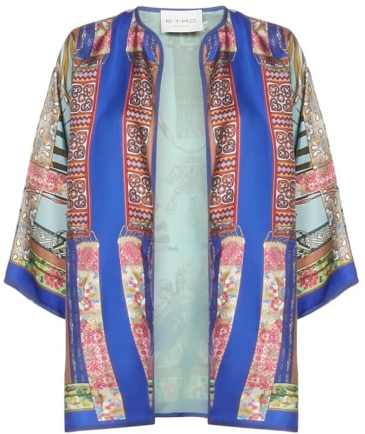 Etro Foulard Patchwork Print Kimono