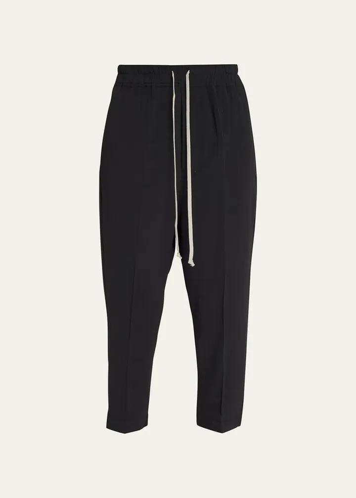 Drawstring Cropped Pants