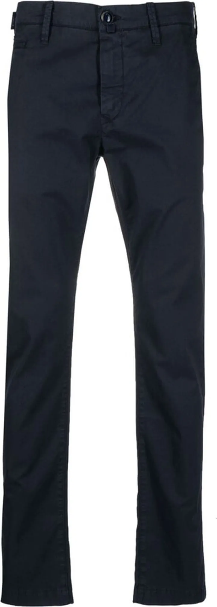 Logo-Patch Straight-Leg Trousers
