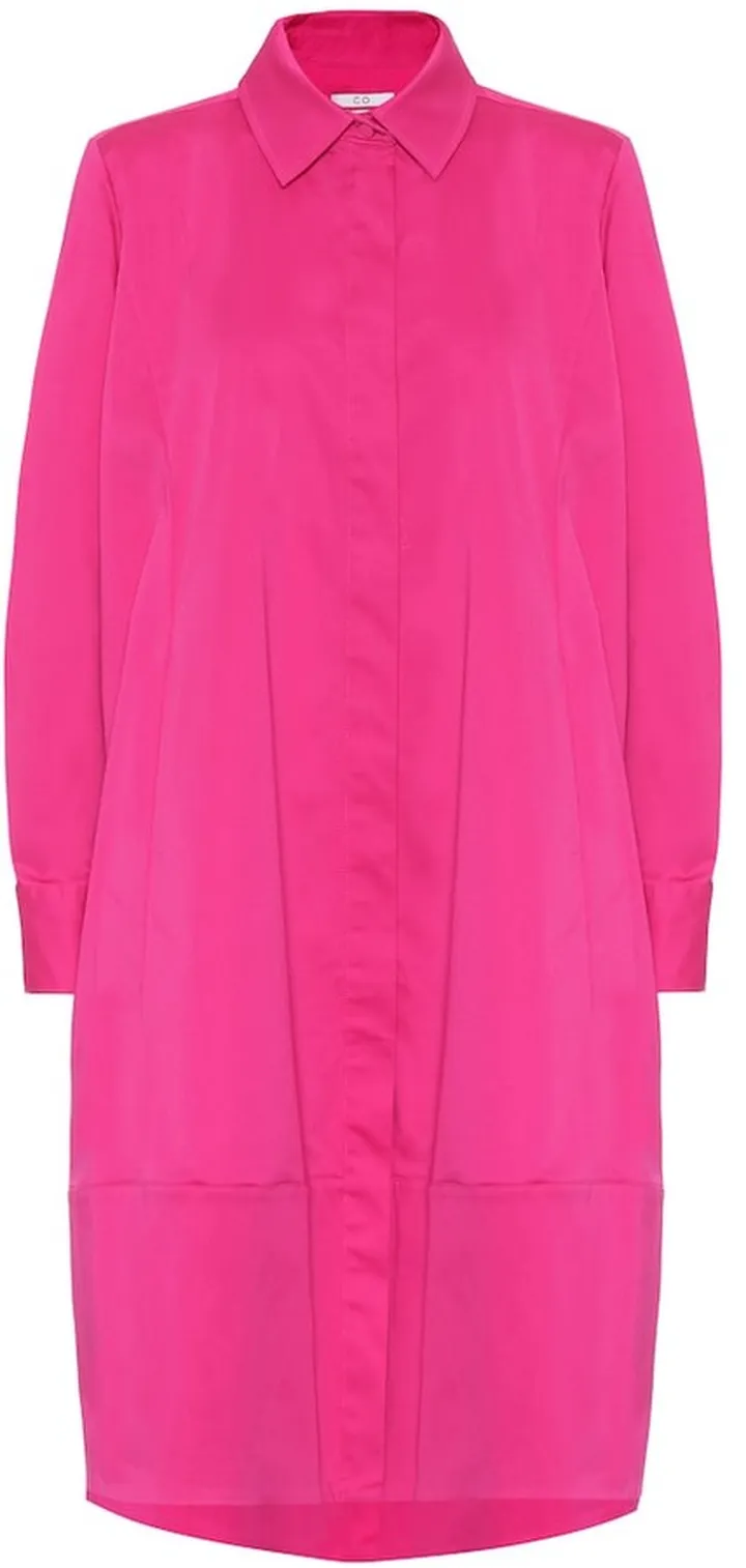 Stretch-cotton midi dress