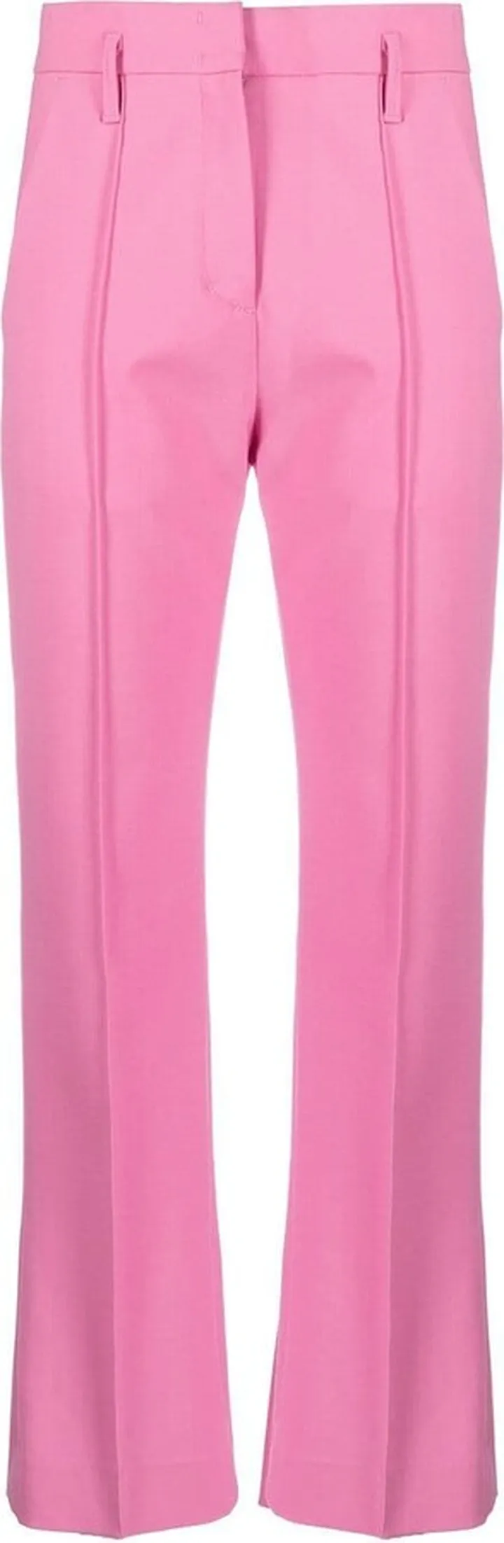 High-Waisted Cropped Trousers