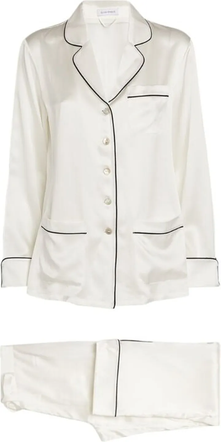 Olivia Von Halle Silk Coco Pyjama Set