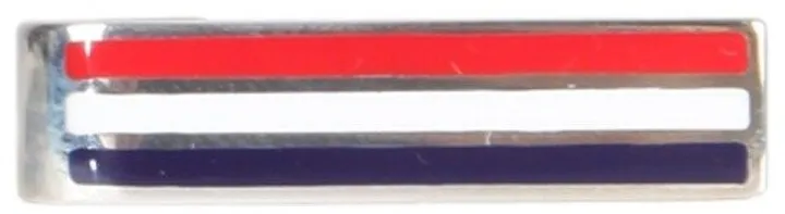 Thom Browne RWB Detailed Logo Engraved Tie Clip