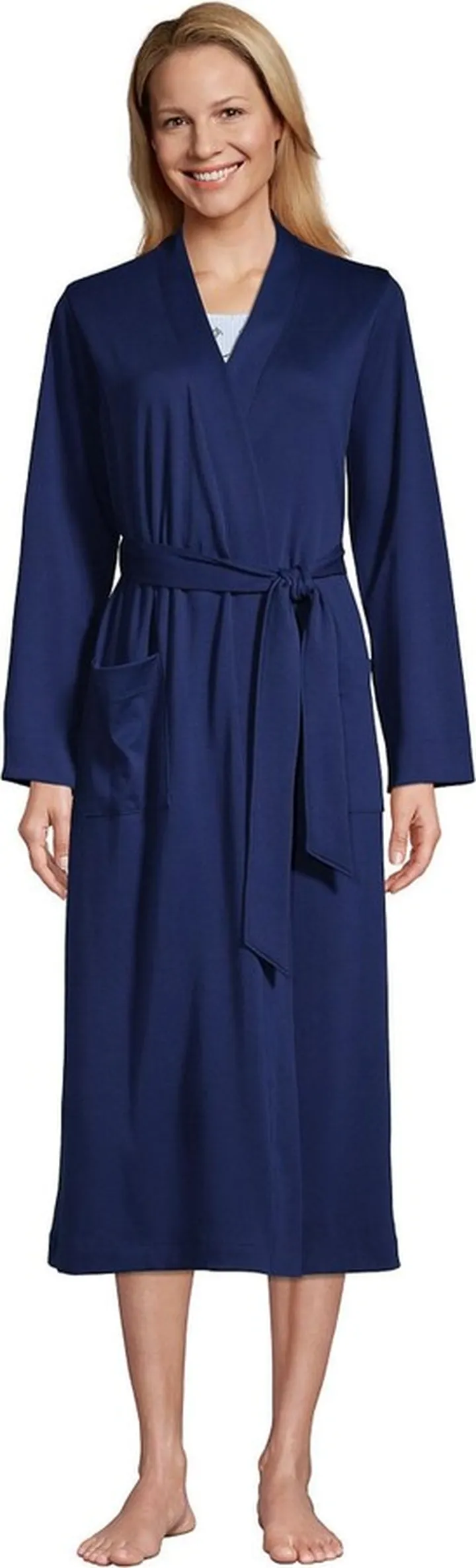 Lands' End Women's Supima Cotton Long Robe