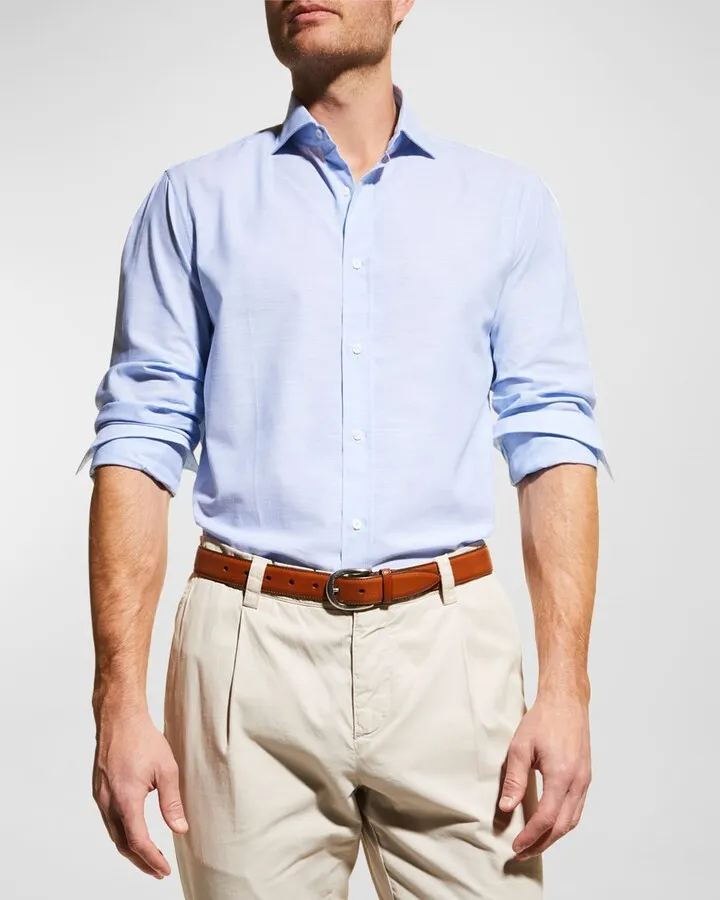 Men's Cotton Oxford Sport Shirt