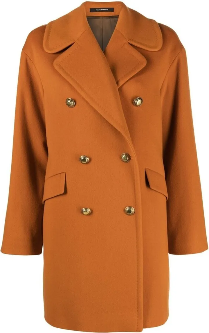 Double-Breasted Wool Coat