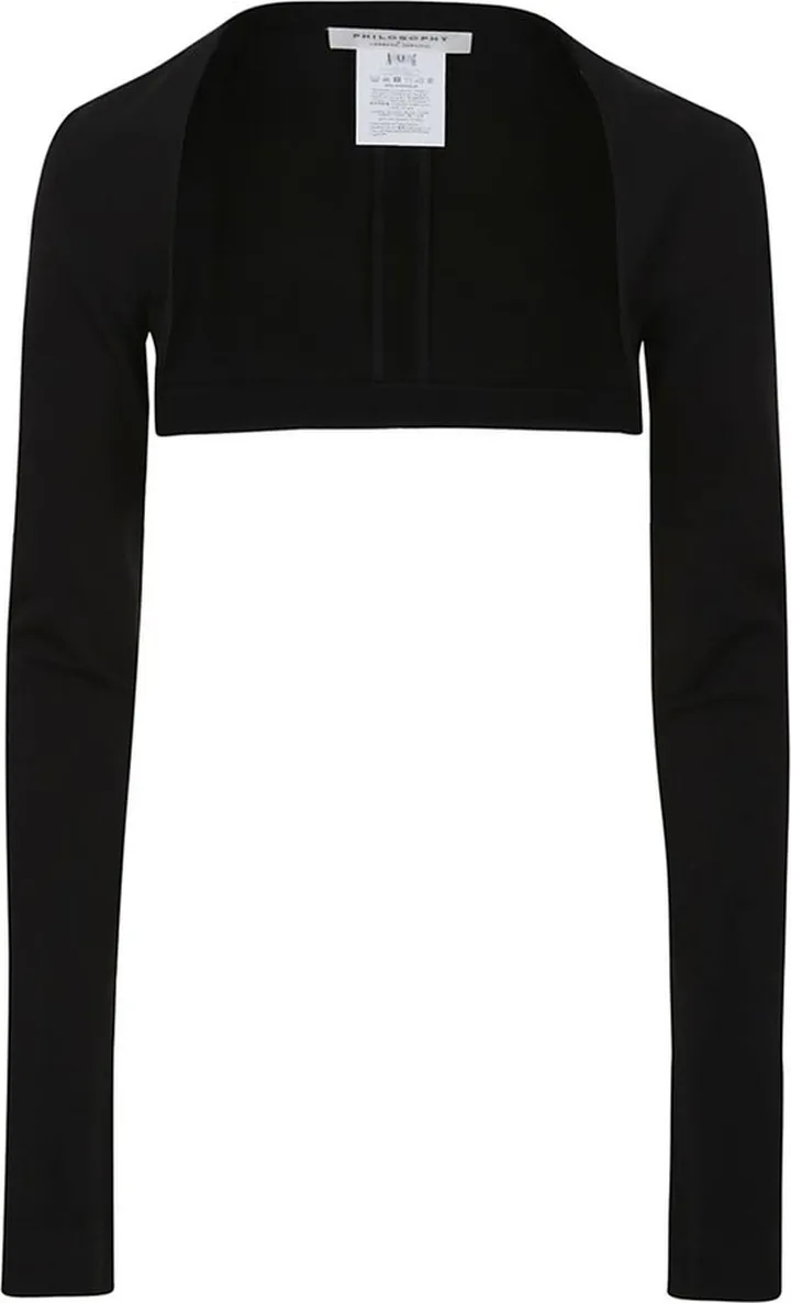 Philosophy Di Lorenzo Serafini Drop Shoulder Cropped Jacket
