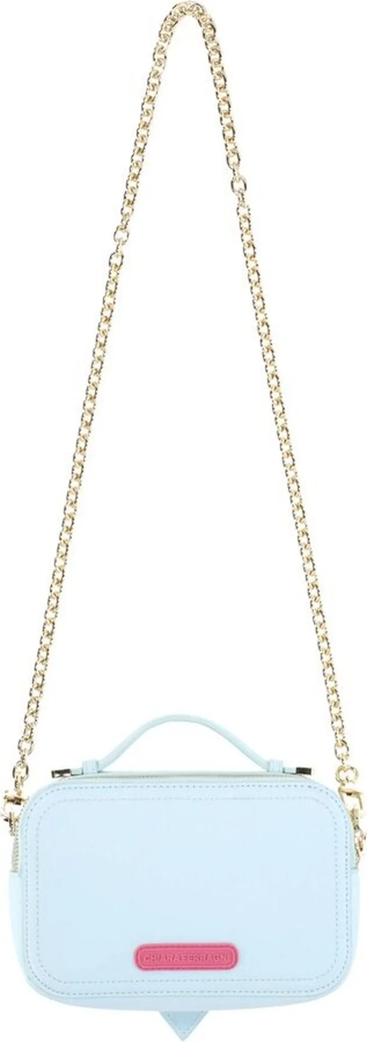 Chiara Ferragni Eyelink Logo Patch Strapped Crossbody Bag