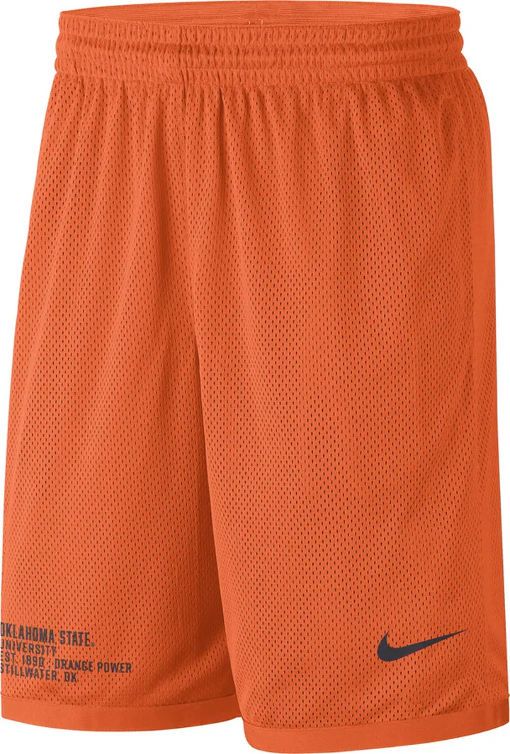 Nike Men's College Dri-FIT (Oklahoma State) Shorts in Orange