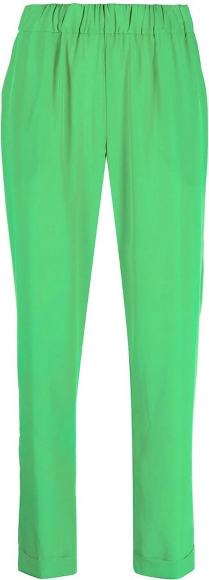 Cropped Drop-Crotch Trousers