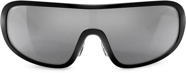 Logo Gradient Mirror Sunglasses