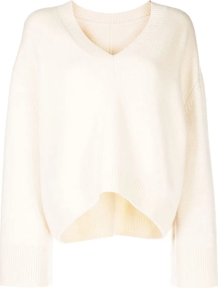 mute V-neck sweatshirt