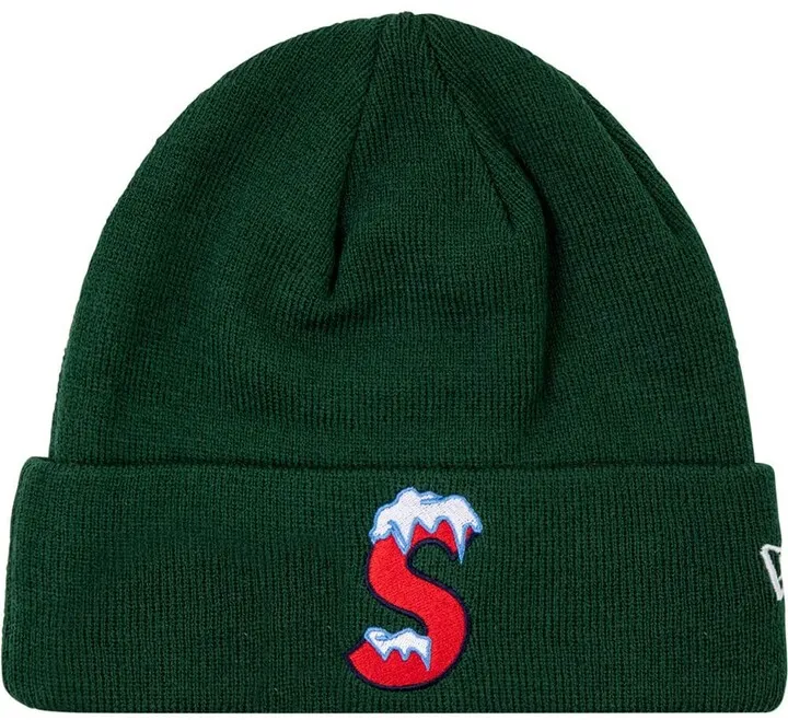 New Era S-logo beanie hat