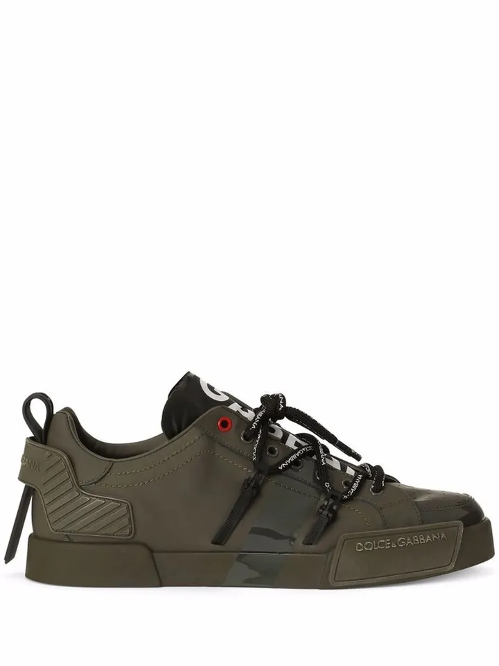 Portofino low-top leather sneakers