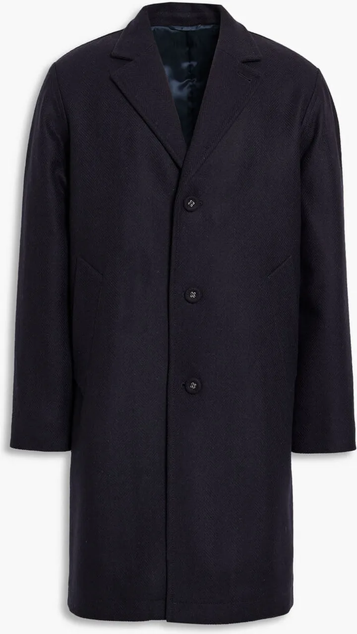 Arthur herringbone wool coat