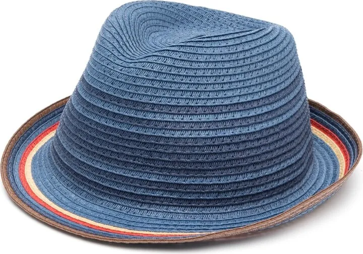 Stripe-Detail Sun Hat