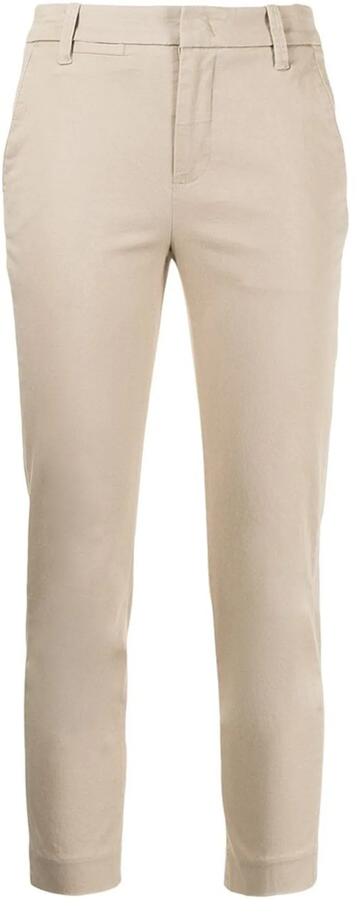 Cropped Stretch-Cotton Trousers