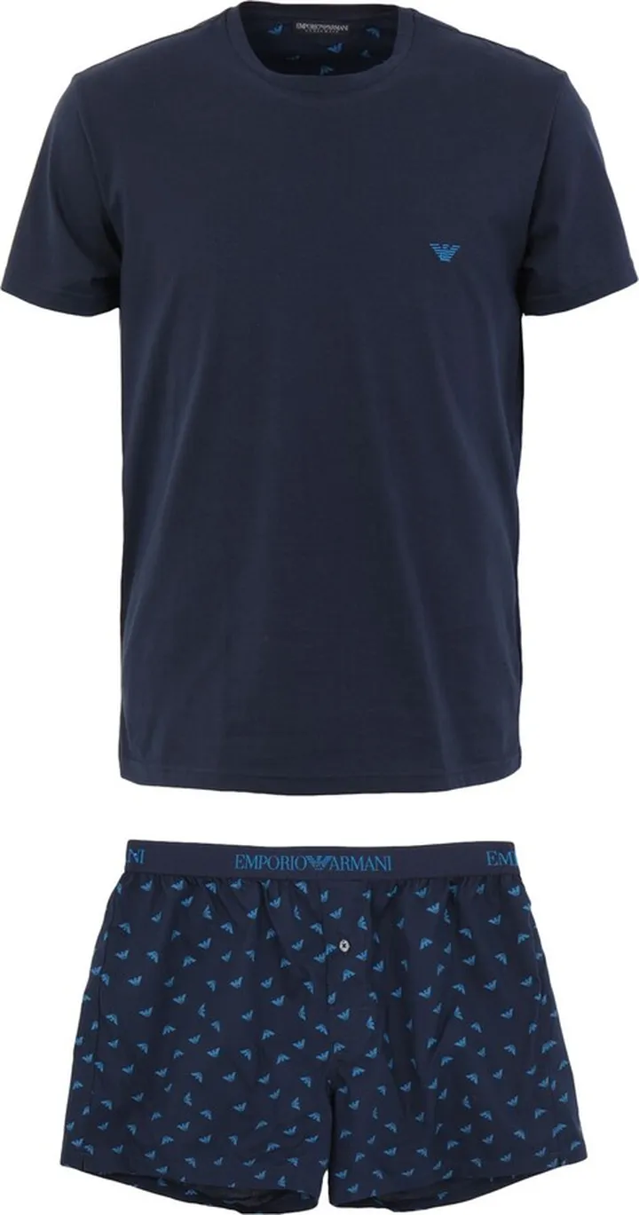 Pyjamas Yarn Dyed Woven Sleepwear Midnight Blue