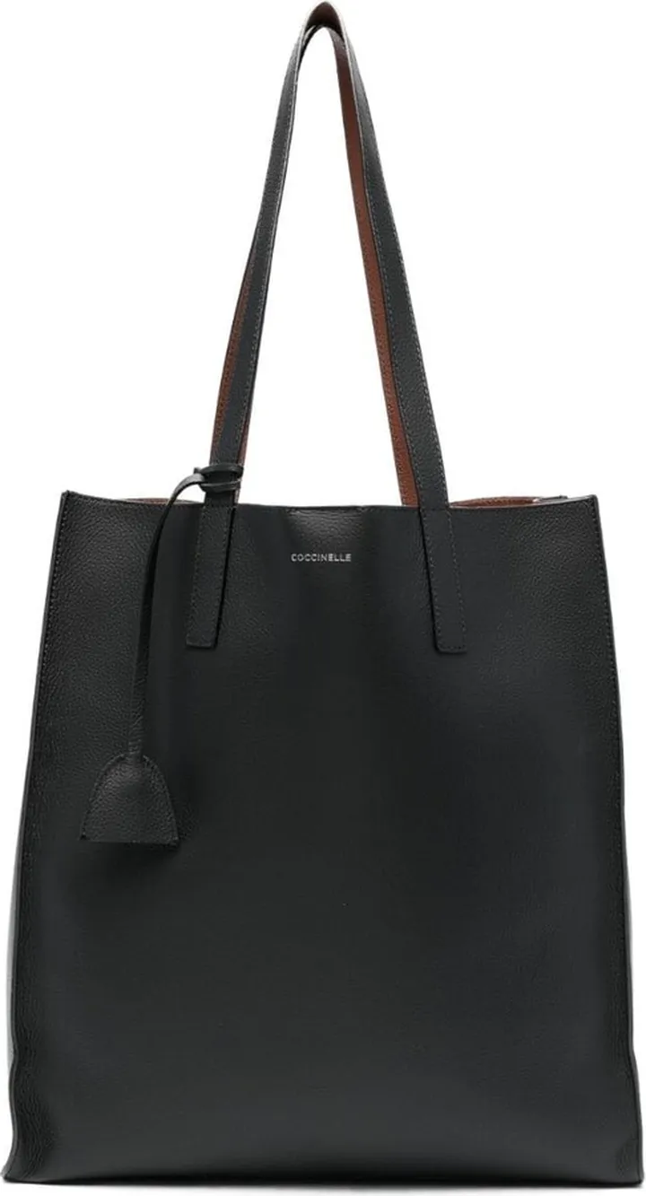 Easy Shopping leather tote bag