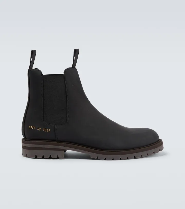 Leather Chelsea boots