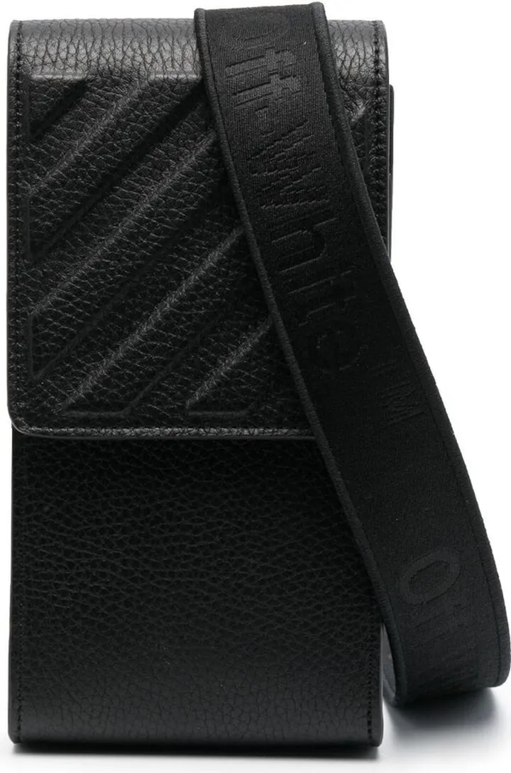 Diagonal-Stripe Phone Holder