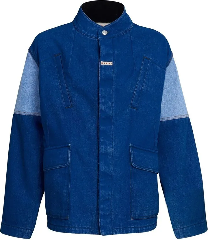 Panelled Denim Shirt Jacket