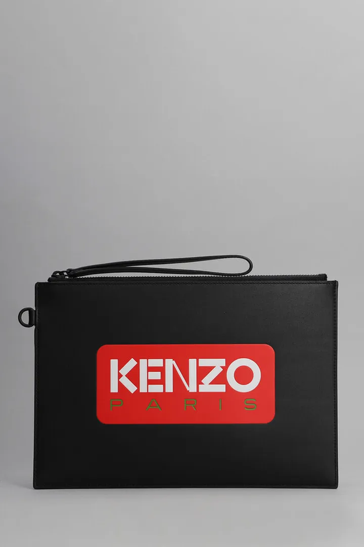 Clutch In Black Leather