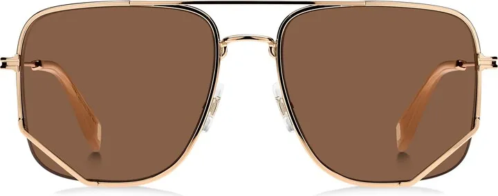 57mm Square Aviator Sunglasses