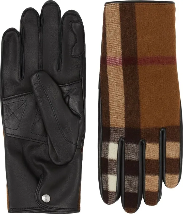 Gabriel Icon Stripe wool gloves