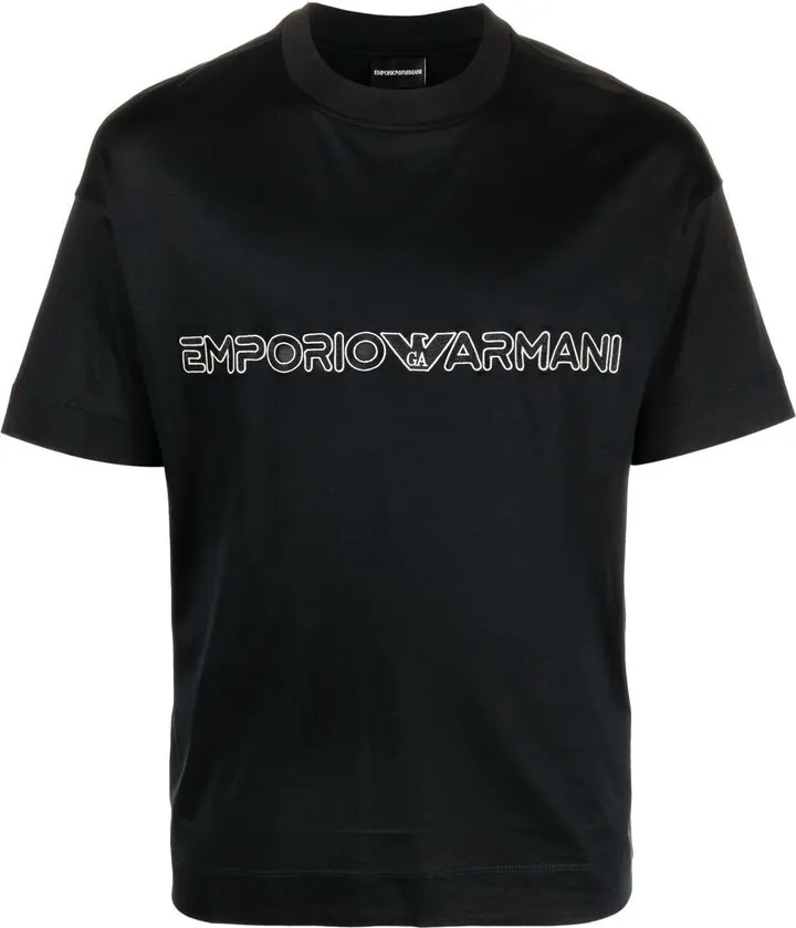 logo-embroidery T-shirt