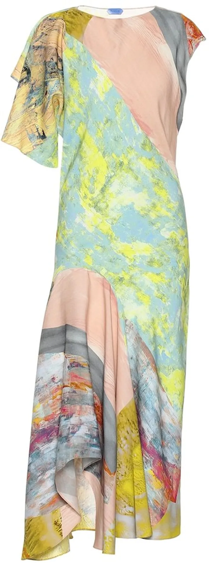 Printed midi dress