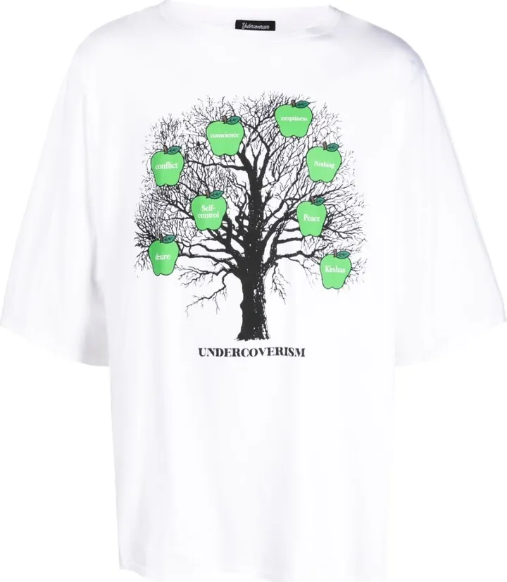 graphic-print cotton T-shirt