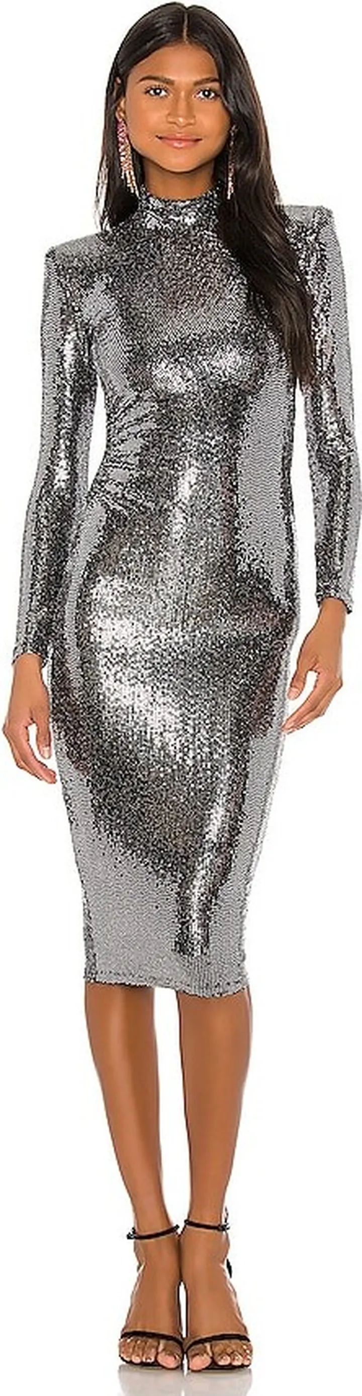 Bellagio Long Sleeve Midi Dress