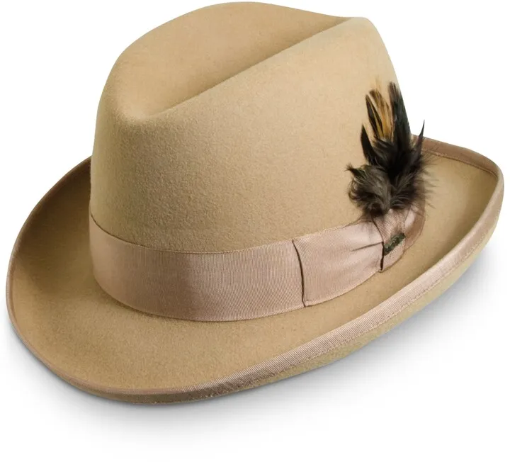 Men's Wool Homburg Hat