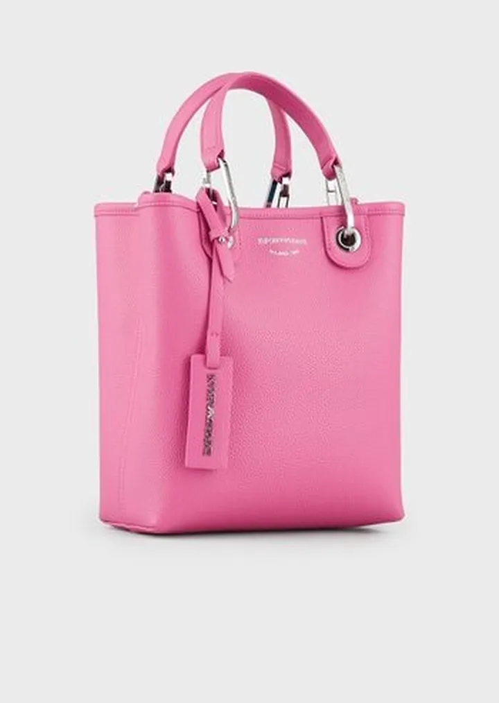Deer-print MyEA vertical shopper bag