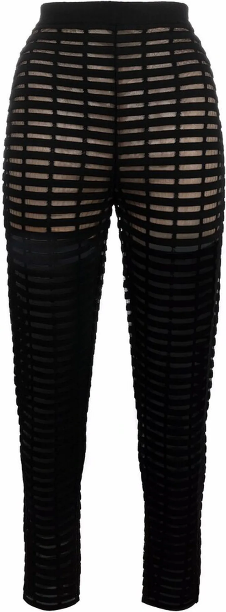 Open-Knit Skinny Trousers