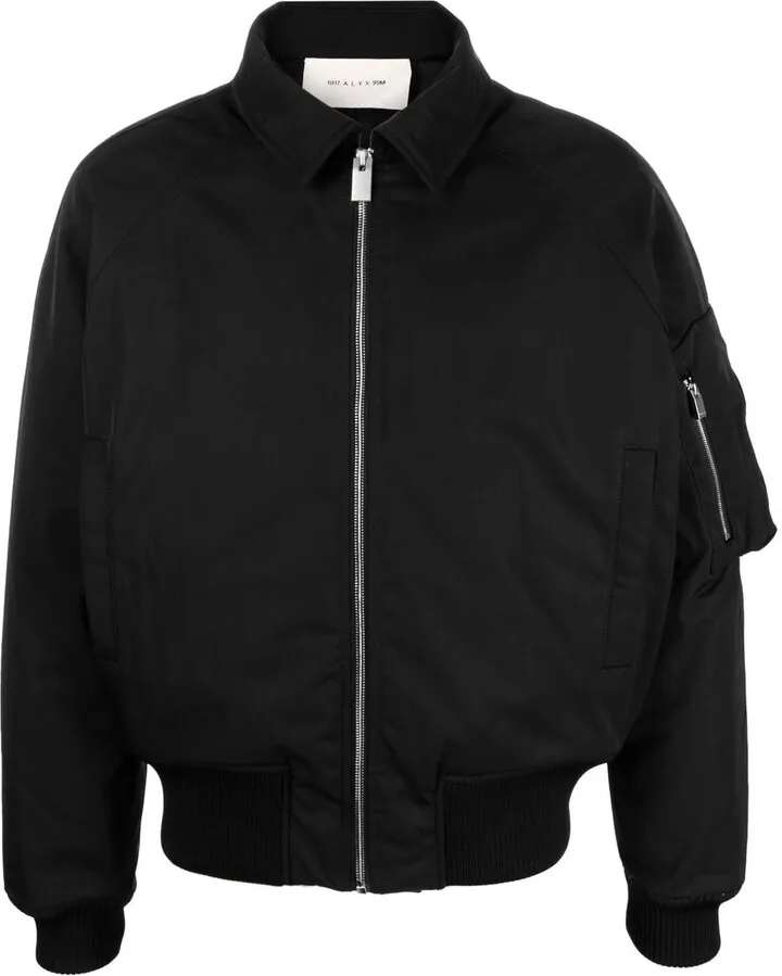 Logo-Print Bomber Jacket