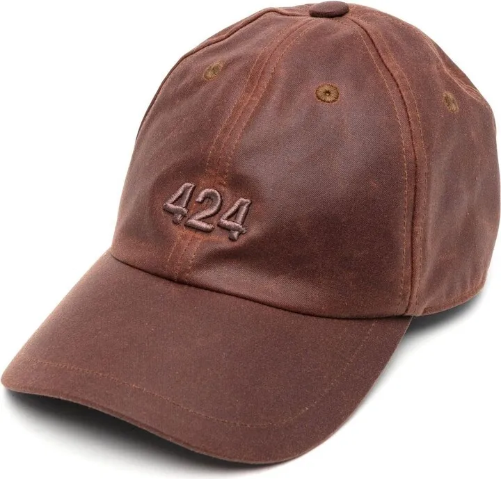 Embossed-Logo Baseball Cap